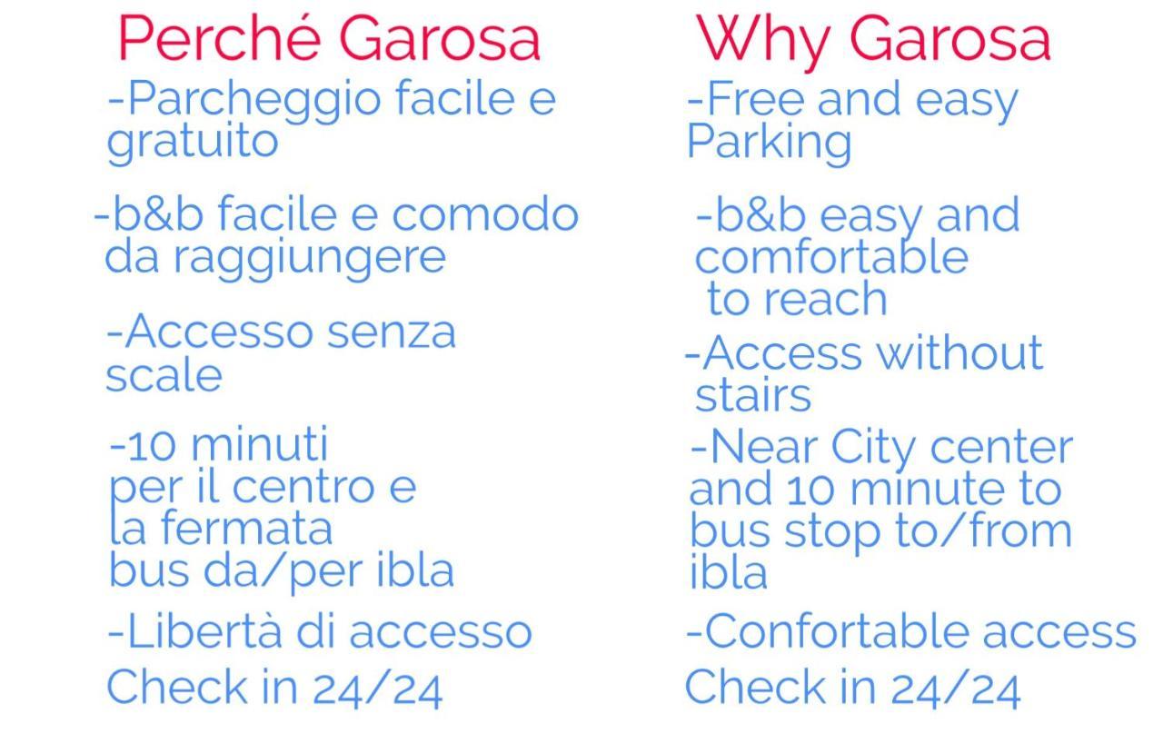 B&B Garosa Ragusa Exterior photo